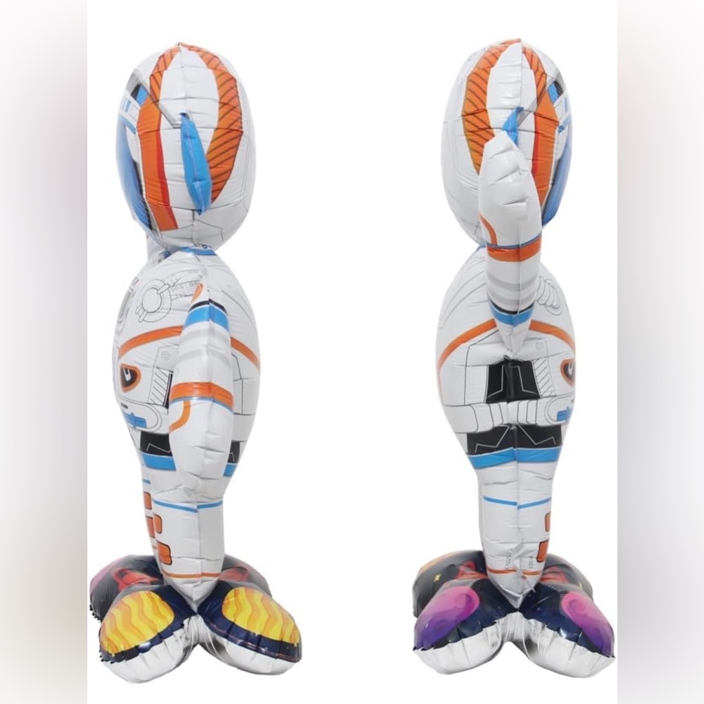 Inflatable Spaceman Astronaut Balloons Base Standing Foil Balloon Boys Space 20 - Picture 3 of 6